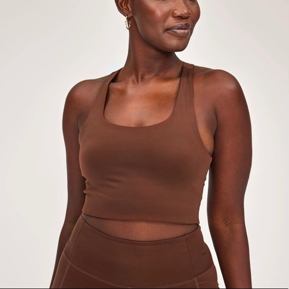 girlfriend collective Other - Girlfriend Collective Earth Paloma Racerback Bra Size Medium NWOT